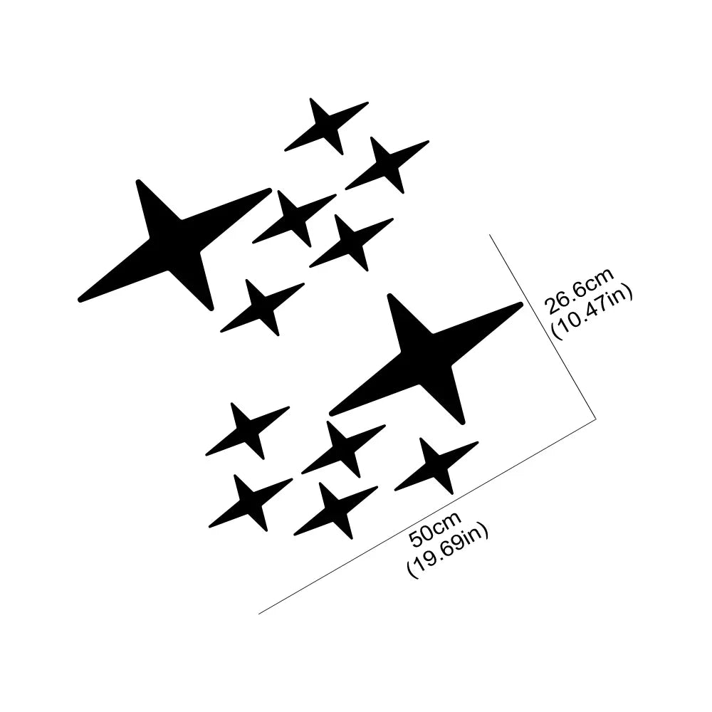 Creative Star Door Side Decal for Subaru Impreza / WRX / STI GDB | 2-Piece Vinyl Sticker
