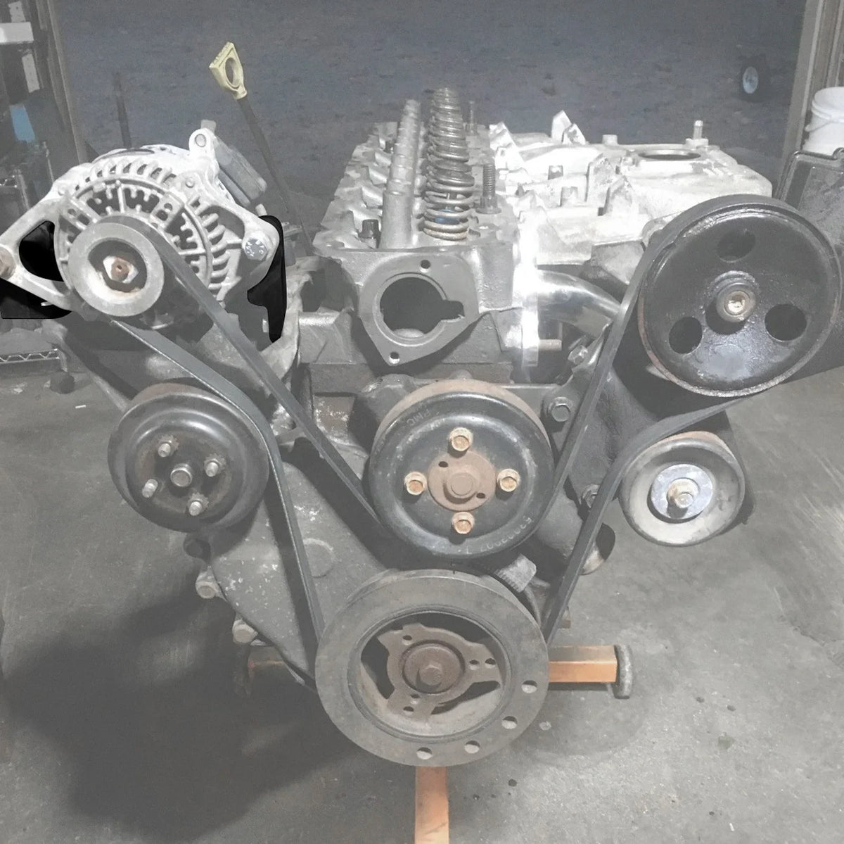 Jeep Wrangler TJ & Cherokee XJ 4.0L Inline-6 Billet Aluminum Alternator Relocation Bracket Kit 1996 - 2002