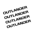 Wheel Rim Vinyl Decal for Mitsubishi Lancer / Outlander / Ralliart / ASX | DIY Rim Sticker Film