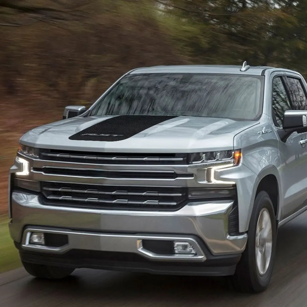 Hood Decal for Chevrolet Silverado RST | Vinyl Motor Decor Truck Sticker