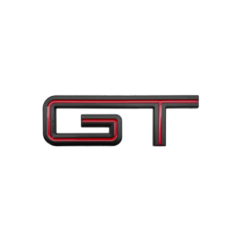 3D Chrome Metal GT Trunk Badge for Ford Mustang | Rear Decal Emblem Sticker