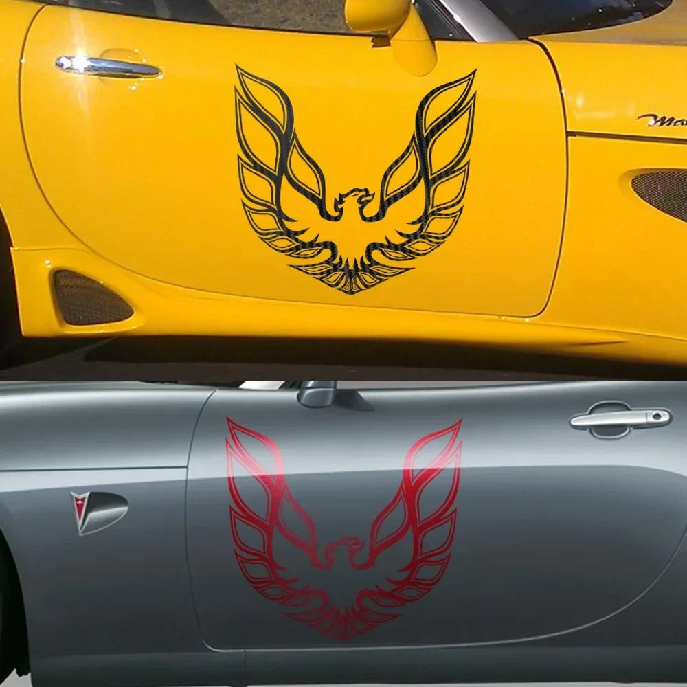 Engine Cover & Door Emblem Decal for Pontiac Firebird / Trans AM | Color Change Vinyl Sticker