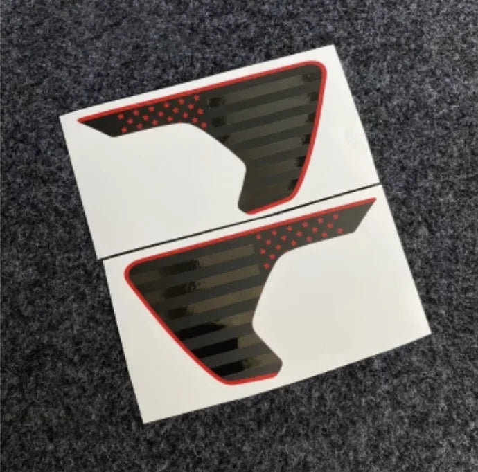 American Flag Hood, Fender Vent & Side Decal Kit for Jeep Wrangler JL / Gladiator (2018–2023) | Matte Vinyl
