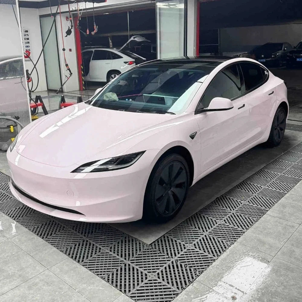 Precut Color Change PPF for Tesla Model 3 Highland (2024–2025) | Black & Glacier Blue PET Film