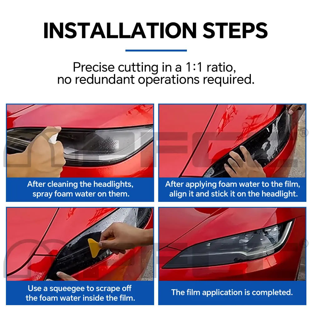 Precut PPF for Toyota Camry SE / XSE (2021–2024) | TPU Headlight & Mirror Paint Protection