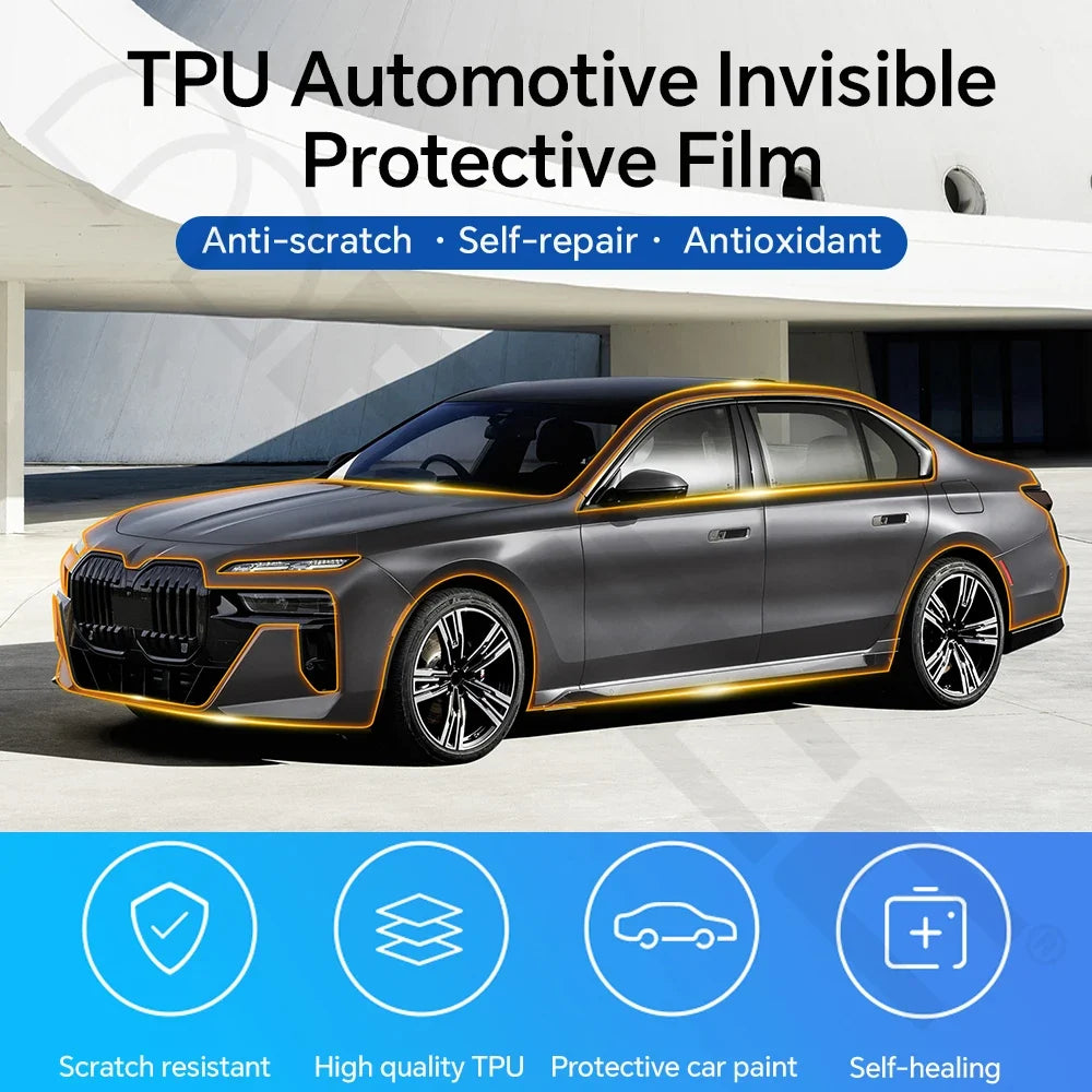 Precut PPF for BMW 7 Series G70 / M Sport (2023–2025) | TPU Paint Protection Film Clear Bra