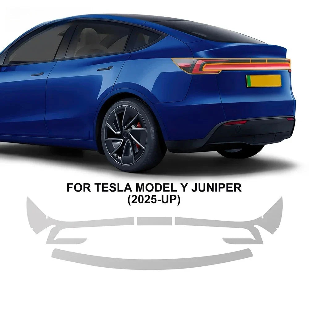 Precut PPF for Tesla Model Y Juniper (2025–2026) | TPU Headlight, Tail Light & Pillar Protection