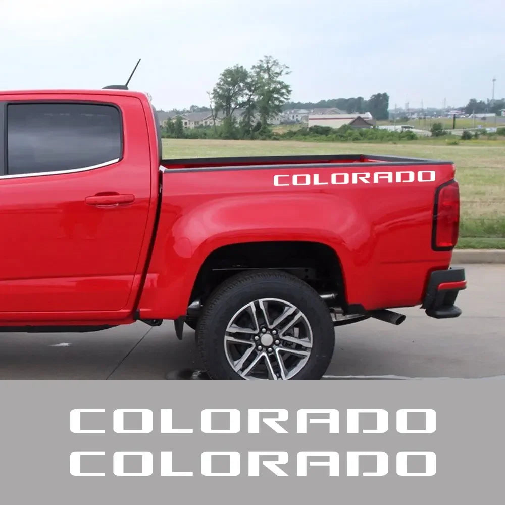 Rear Trunk Side Decal for Chevrolet Colorado | 2-Piece Pickup Truck Vinyl Graphic