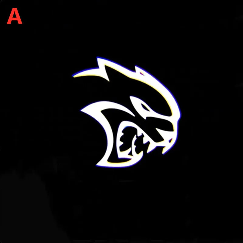 LED Door Logo Projector Welcome Light for Dodge Charger / Challenger | Ghost Shadow Puddle Light