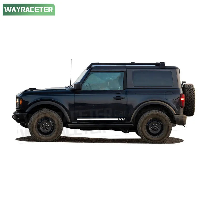 First Edition Door Side Skirt Stripe Decal for Ford Bronco | 2-Piece Vinyl Sticker Kit