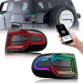 Toyota FJ Cruiser RGB LED Tail Light Assembly with Dynamic Turn Signal 2007 - 2020 (Pair)