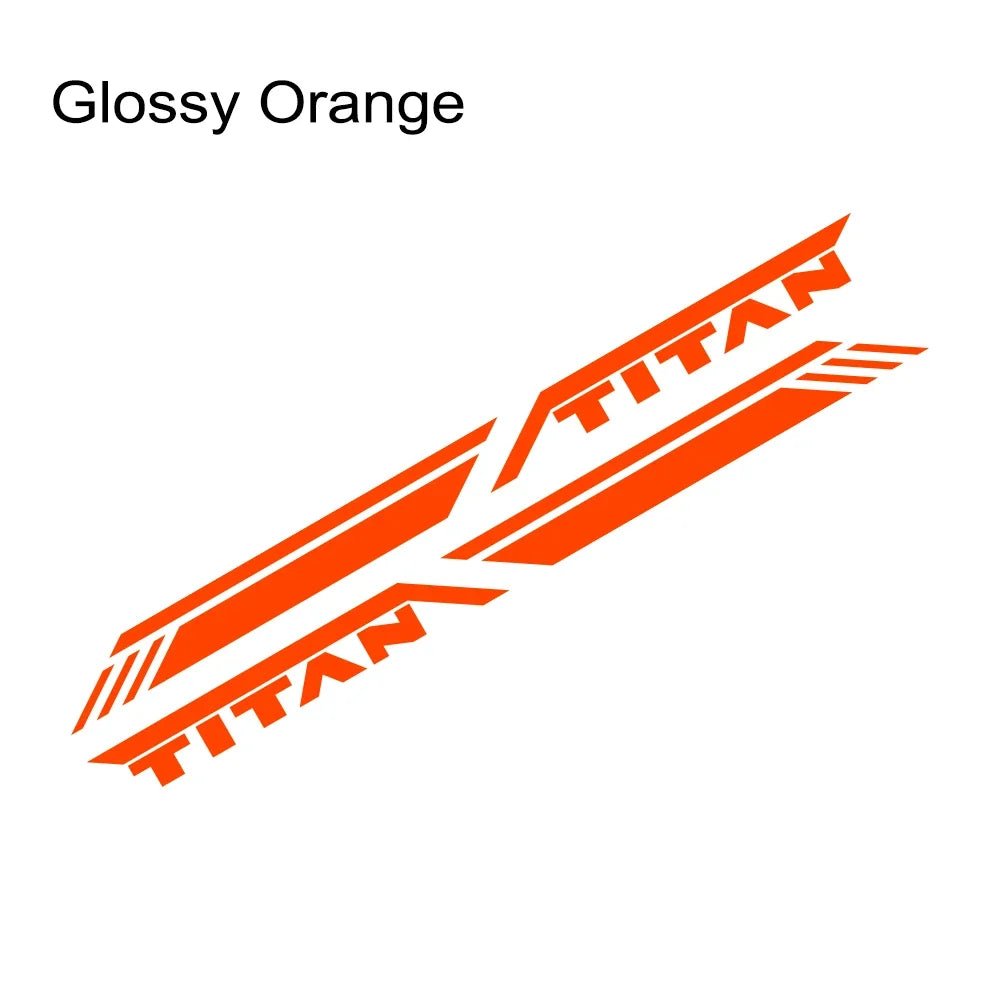 Trunk Side Stripe Decal for Nissan Titan Pro-4X | Pickup Truck Vinyl Graphic