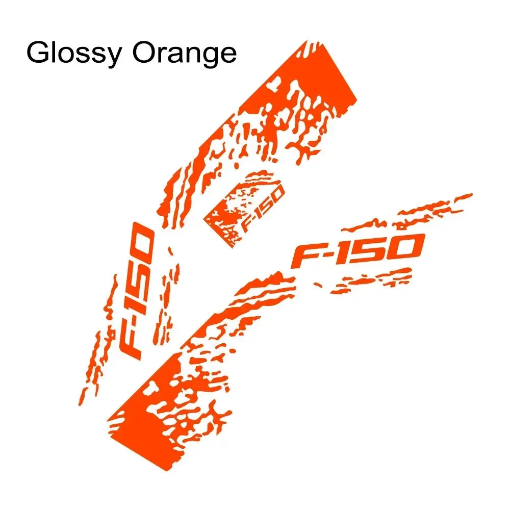 Ford F-150 Raptor Body Side Graphic Kit – Splash Grunge Vinyl Decal Set (3 Pcs) | 12 Finishes
