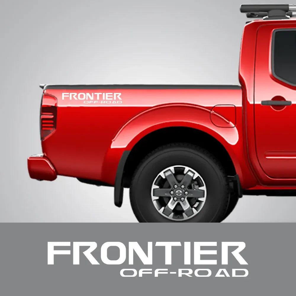 Trunk Bed Side Decal for Nissan Frontier | Custom Vinyl Truck Graphic 2-Pack