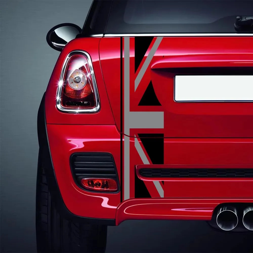 Union Jack Rear Trunk Decal for Mini Cooper One / JCW / S / Clubman / Countryman (F60, R60, R55) | Vinyl Styling Sticker