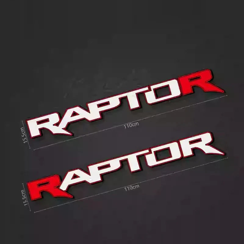 Vinyl Tape Patch Decal for Ford F-150 Raptor / Ranger Truck | 2-Piece Cargo Sticker