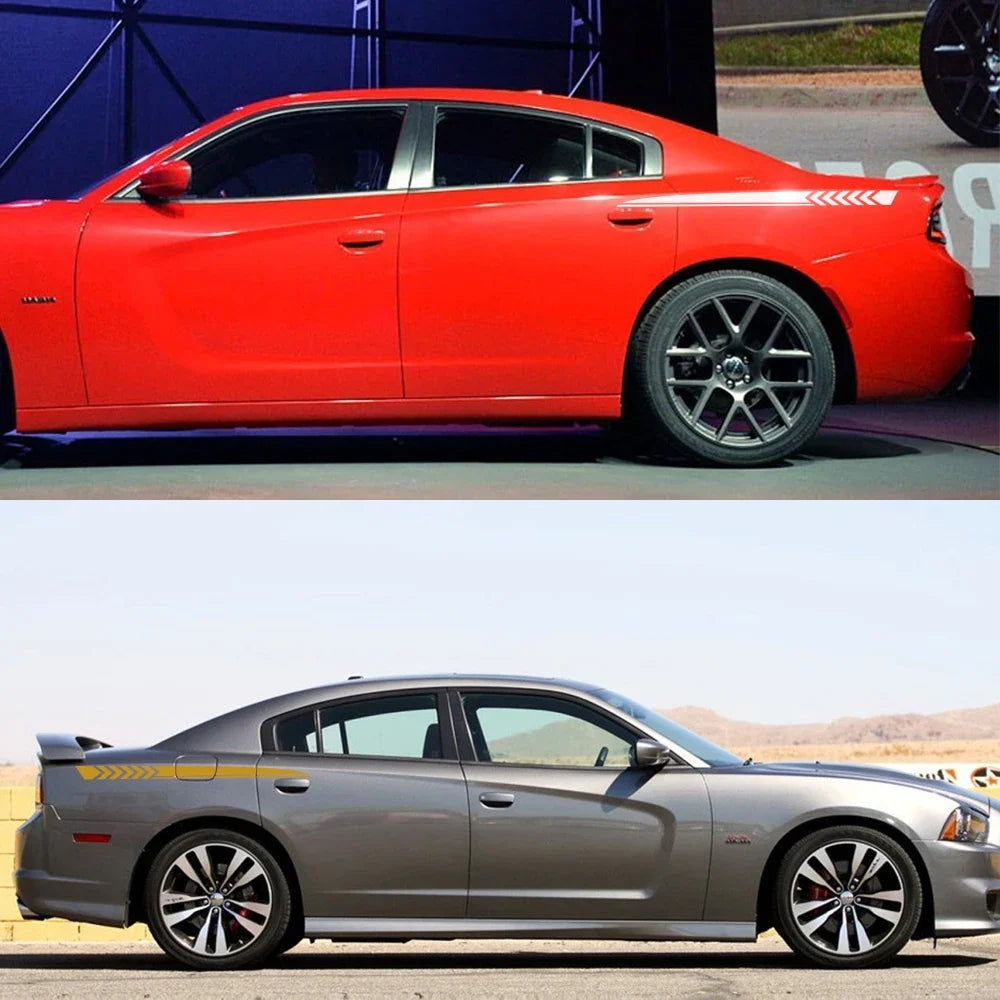 Side Body Decal for Dodge Charger SXT / GT / R/T / Scat Pack / Widebody | Tuning Vinyl Sticker