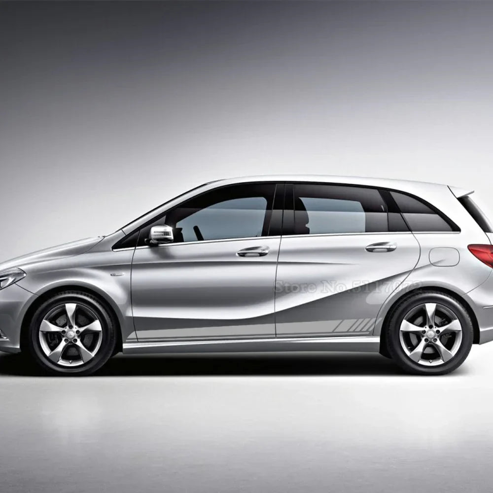 Edition 1 Hood & Side Stripe Decal Kit for Mercedes-Benz B-Class (W246/W247) | AMG-Style Vinyl