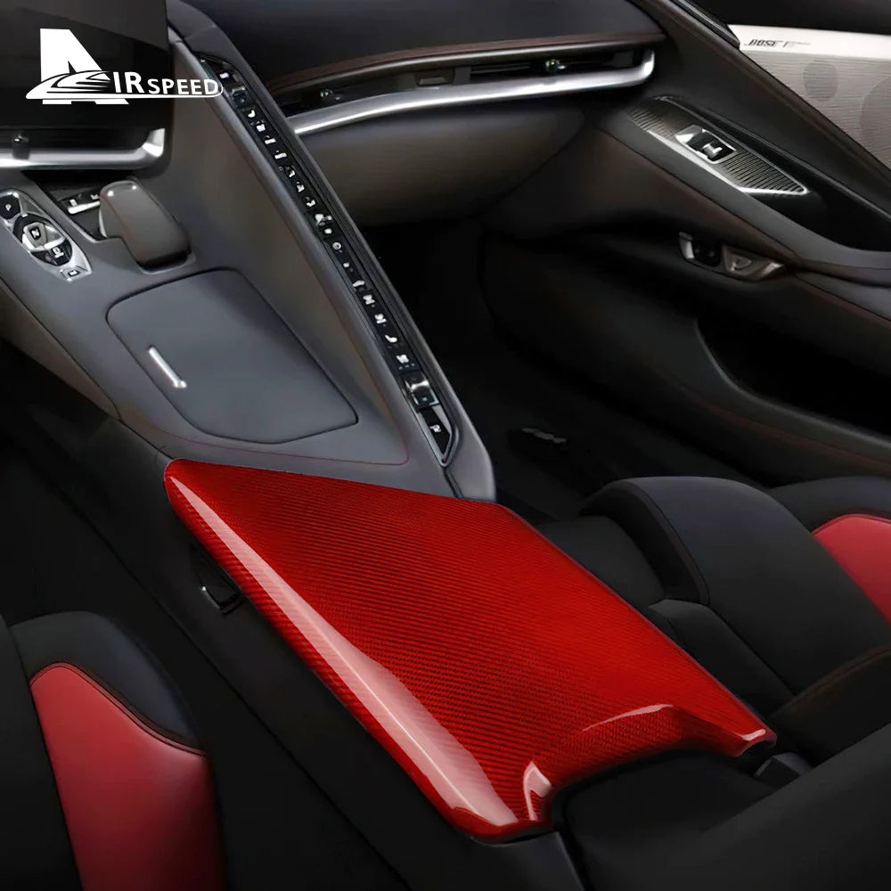 Real Hard Carbon Fiber Interior Sticker for Chevrolet Corvette C8 (2020–2024) | AIRSPEED
