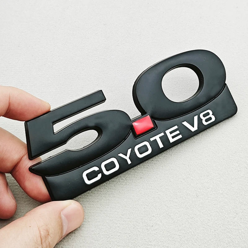 3D Metal GT350 / Shelby / 5.0 Fender & Trunk Badge | Ford Mustang Emblem Sticker