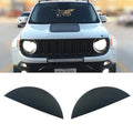 Angry Eyes Headlight & Dark Smoke Tail Light Decal for Jeep Renegade (2015–2022) | Matte Black Vinyl