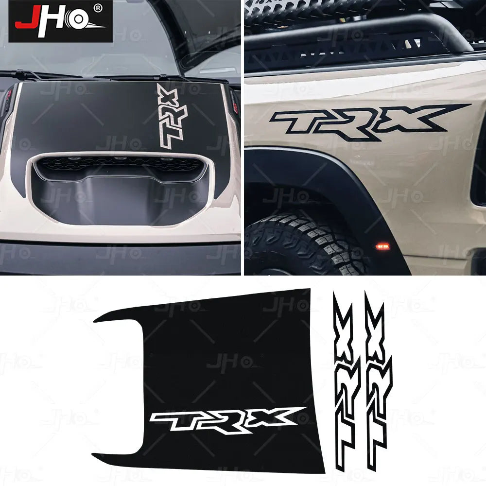 Dodge Ram 1500 TRX Hood Decal Kit – Full Body TRX Graphic Vinyl Wrap (2021–2023)