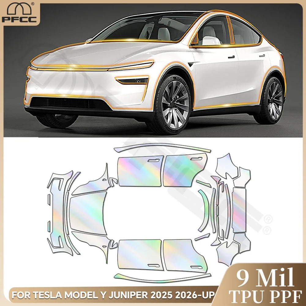 Precut PPF for Tesla Model Y Juniper (2025–2026) | 9-Mil Anti-Scratch TPU Film Full Coverage