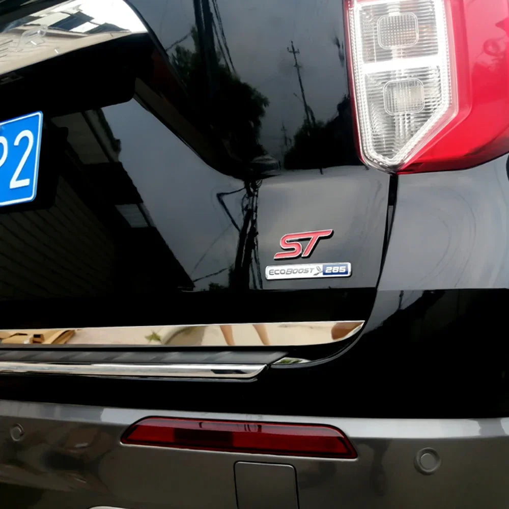Aluminum Alloy ST Emblem | Grille, Body & Trunk Sticker for Ford ST Models