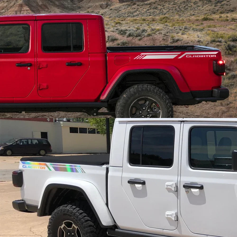 Trunk Side Stripe Decal for Jeep Gladiator JT | Pickup Truck Vinyl Graphic