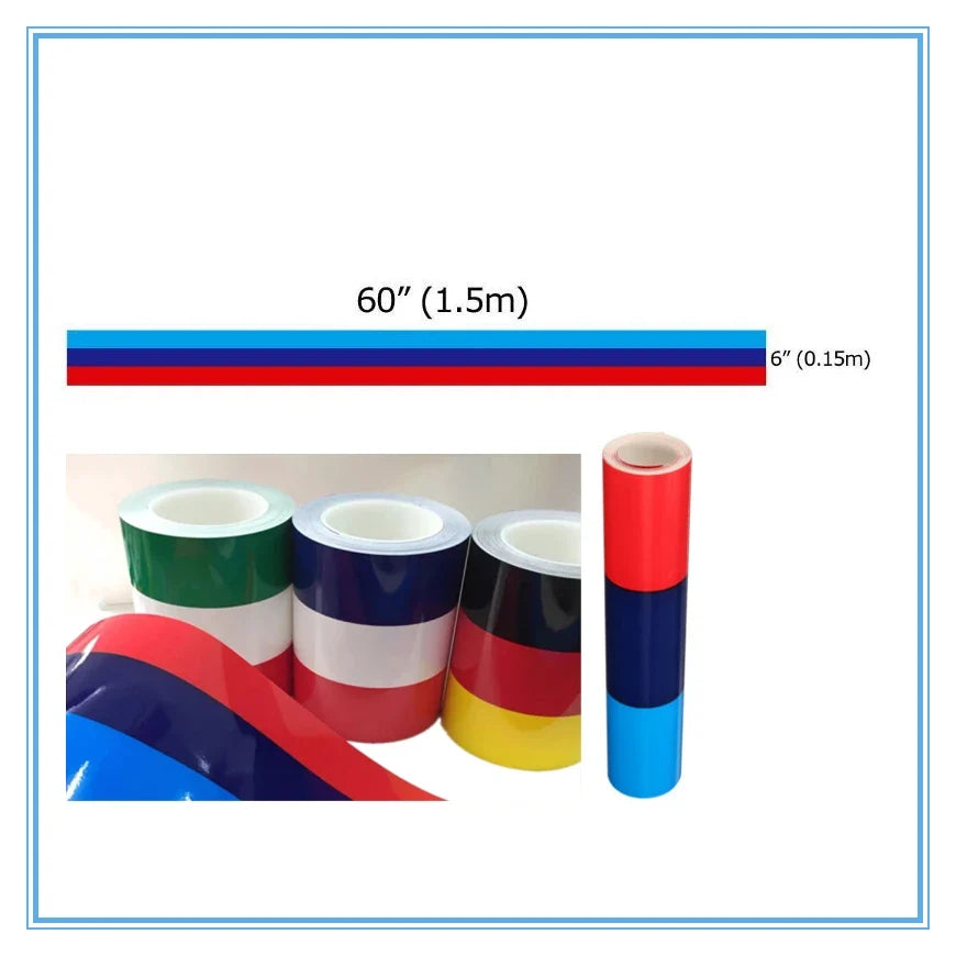 Grille Vinyl Strip Decoration Sticker for BMW M3 / M5 | 59.1"x5.9" Car Styling Decal