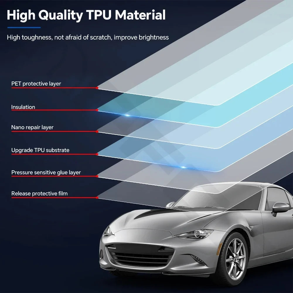 Precut PPF for Mazda MX-5 Miata (2016–2023) | 9-Mil TPU Paint Protection Film Clear Bra