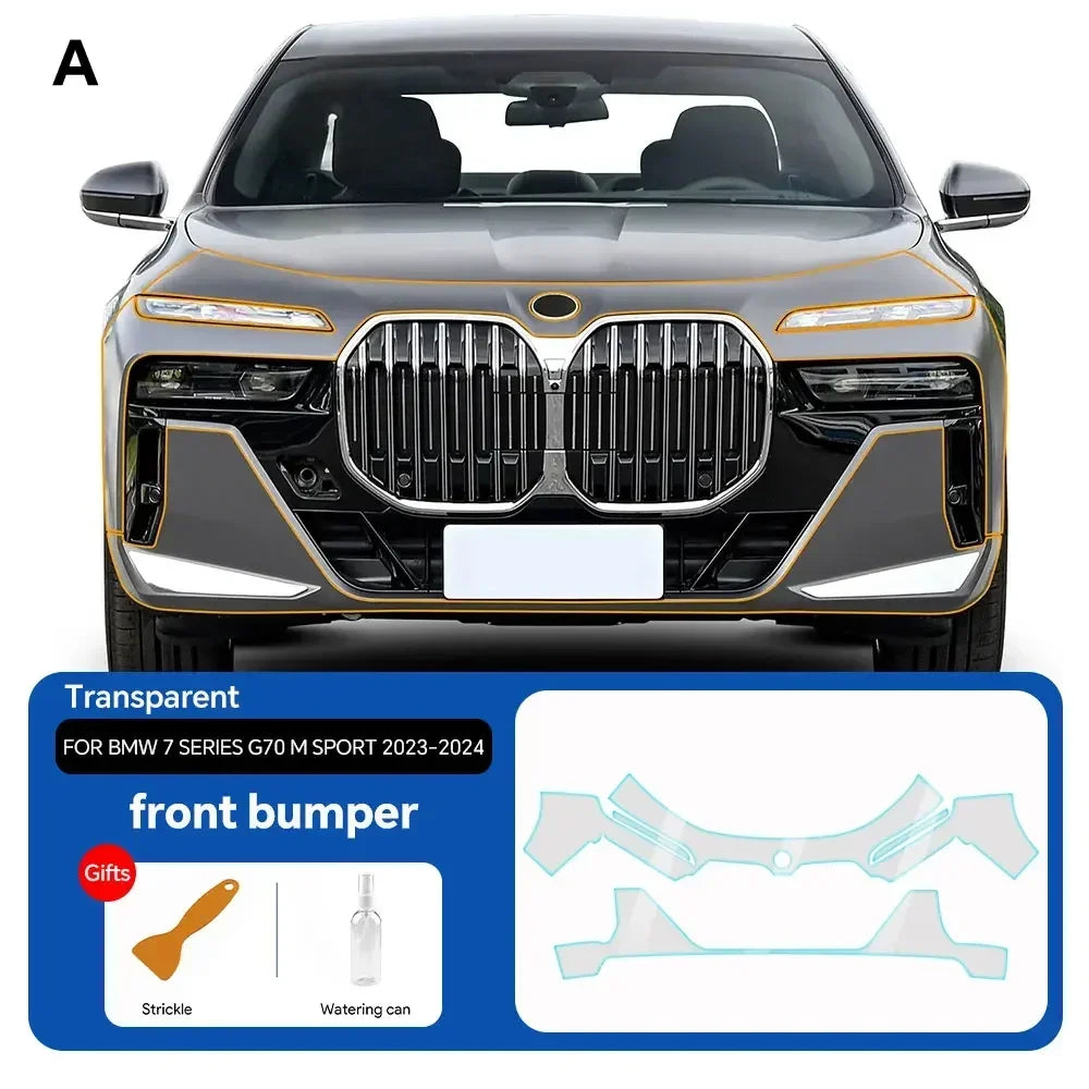 Precut PPF for BMW 7 Series G70 / M Sport (2023–2025) | TPU Paint Protection Film Clear Bra
