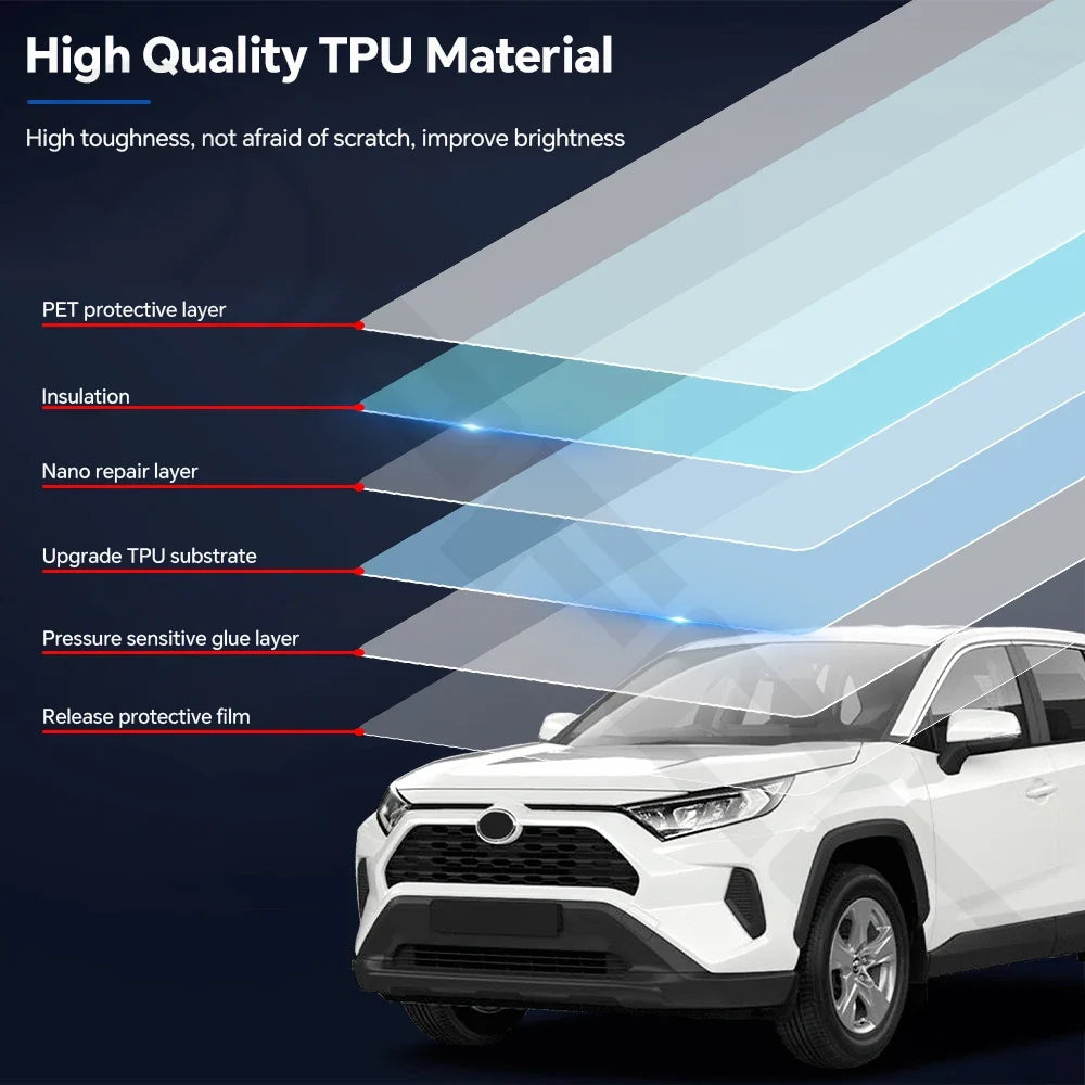Precut PPF for Toyota RAV4 Hybrid XA50 (2019–2025) | 9-Mil TPU Paint Protection Film