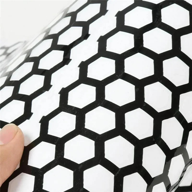 Honeycomb Decoration Sticker Set for Ford Mustang (2015+) | 6-Piece Vinyl Decal