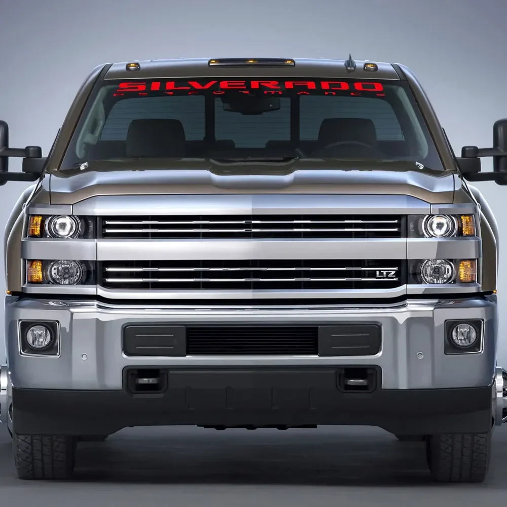 Front Windshield Decal for Chevrolet Silverado 1500 / 2500 / Z71 | Custom Vinyl Graphic