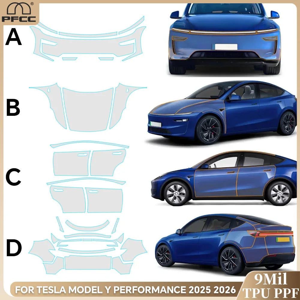 Precut Matte PPF for Tesla Model Y Juniper Performance (2025–2026) | TPU Paint Protection Film