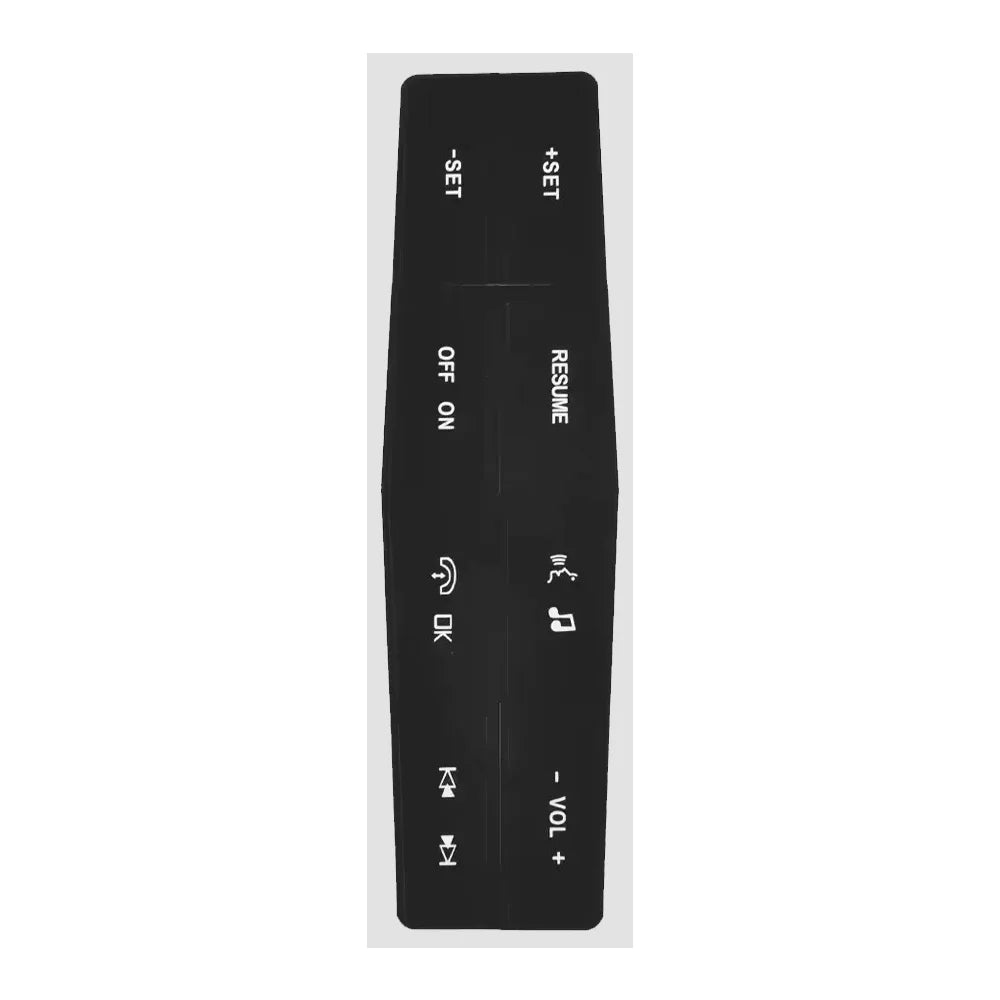 Steering Wheel Button Repair Decal | 1-Piece Car Interior Vinyl Sticker for Worn Buttons