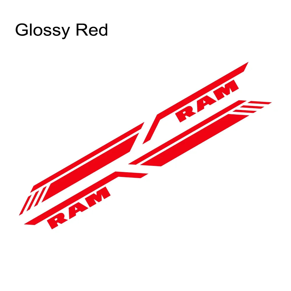 Bed Side Stripe Decal for Dodge RAM 1500 / 2500 / 3500 Rebel / TRX | Pickup Vinyl Graphic