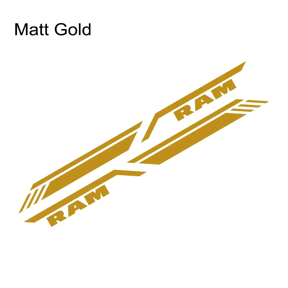 Bed Side Stripe Decal for Dodge RAM 1500 / 2500 / 3500 Rebel / TRX | Pickup Vinyl Graphic