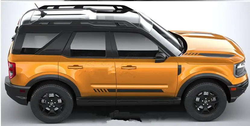 Hood Scoop Racing Stripe Decal for Ford Bronco Sport (2021+) | Vinyl Bonnet Body Graphic