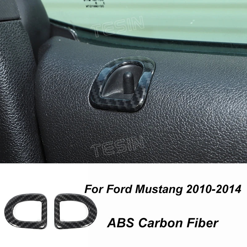 Carbon Fiber Grain Interior & Exterior Decoration Sticker for Ford Mustang (2009-2014) | Kit