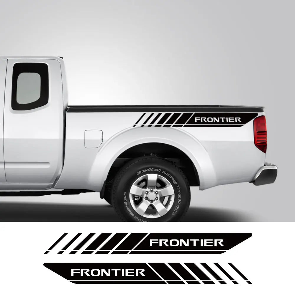Rear Trunk Side Decal for Nissan Frontier NP300 | 2-Piece Pickup Vinyl Graphic