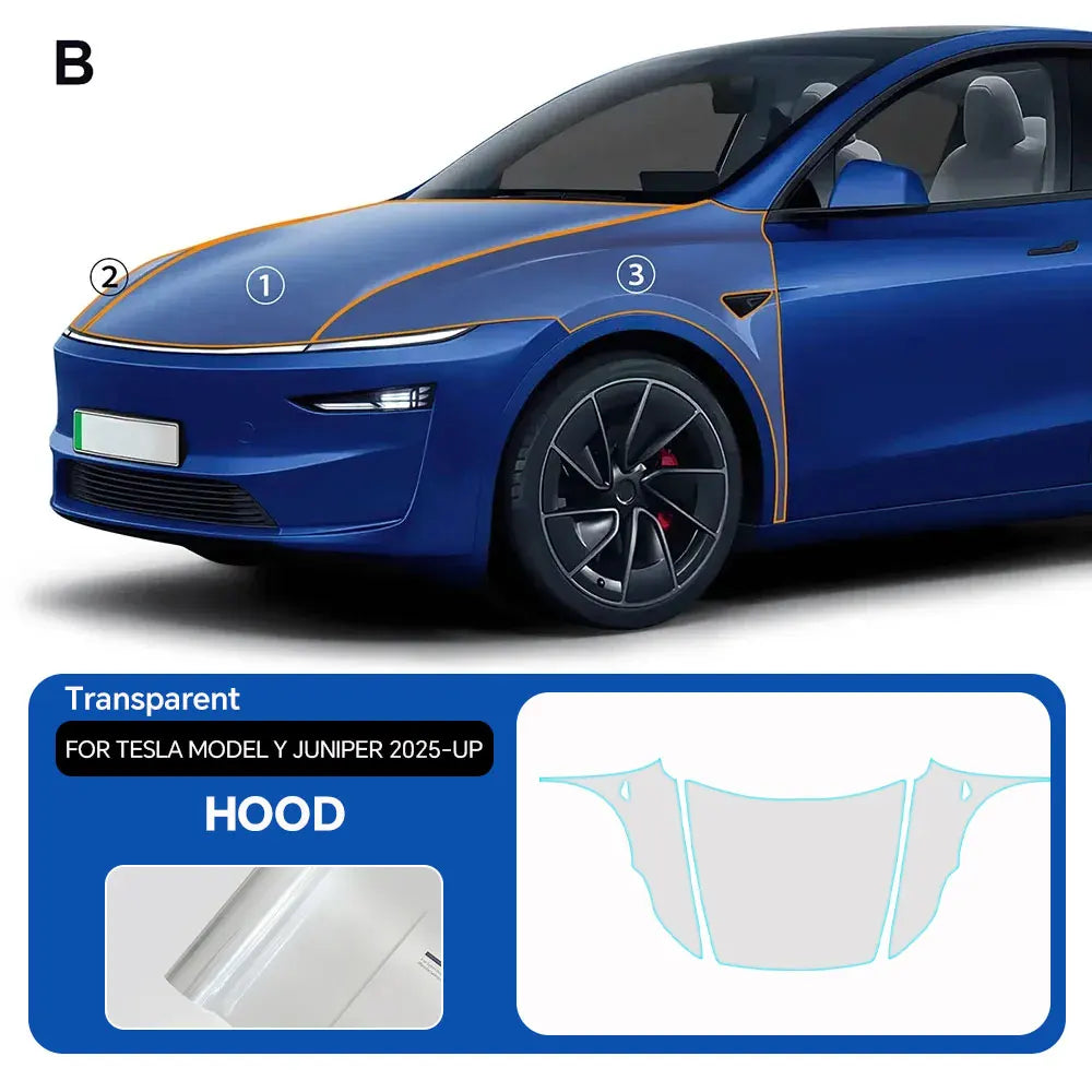 Precut PPF for Tesla Model Y Juniper (2025–2026) | 9-Mil Anti-Scratch TPU Film Full Coverage