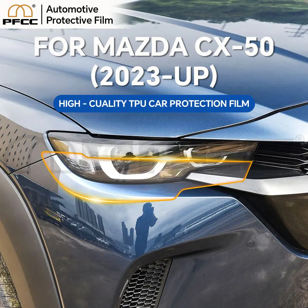Precut PPF for Mazda CX-50 (2023–2025) | TPU Headlight, Mirror & Pillar Paint Protection Film