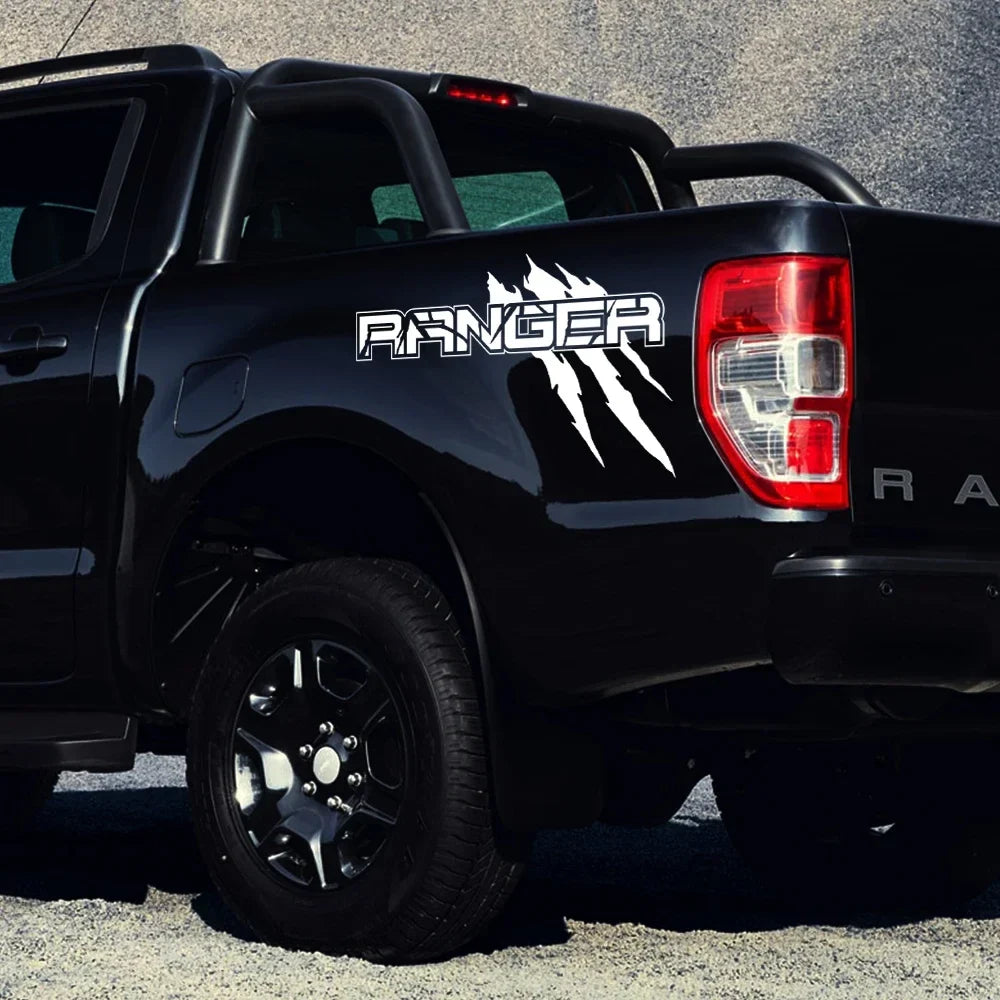 Full Body Side Decal for Ford Ranger Raptor / XLT / XL / Lariat T6 | Pickup Truck Bed Trim Vinyl