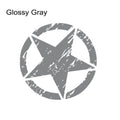 Hood & Door Star Decal for Jeep Cherokee / Patriot / Compass / Wrangler JK/JL/TJ/YJ | Vinyl Sticker