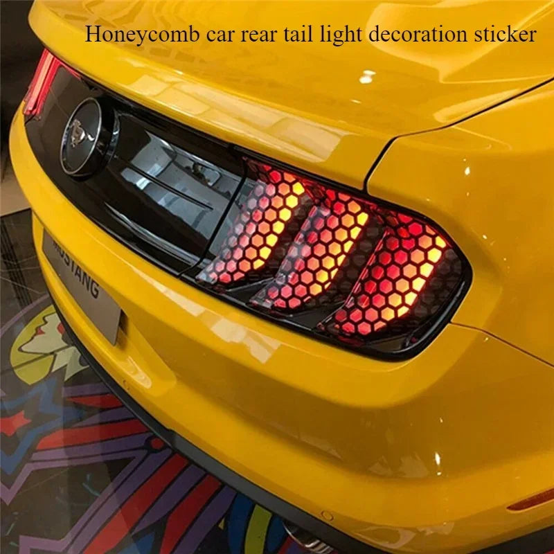 Honeycomb Decoration Sticker Set for Ford Mustang (2015+) | 6-Piece Vinyl Decal