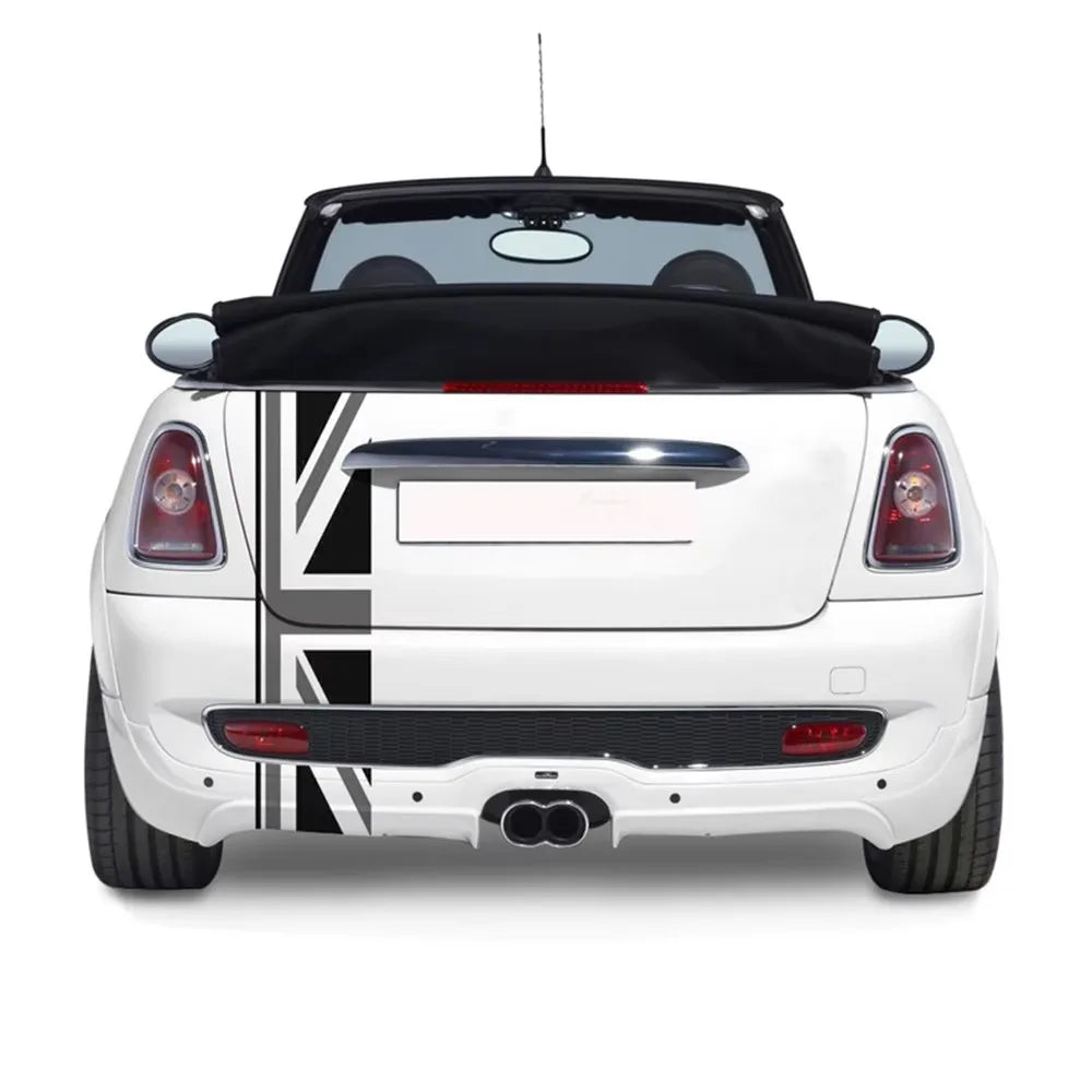 Union Jack Rear Trunk Decal for Mini Cooper One / JCW / S / Clubman / Countryman (F60, R60, R55) | Vinyl Styling Sticker