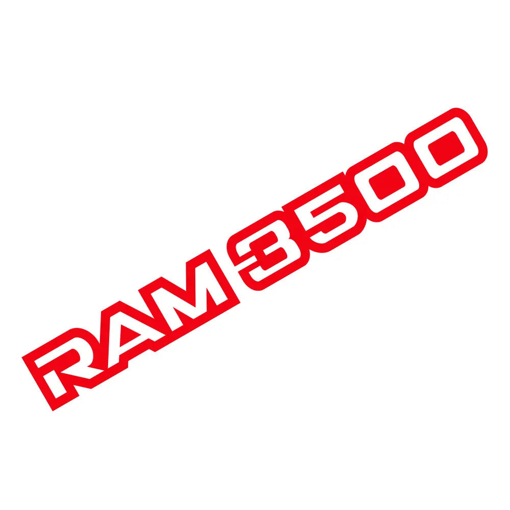 Front Windshield Logo Style Decal for Dodge RAM 1500 / 2500 / 3500 | Vinyl Truck Graphic Cover