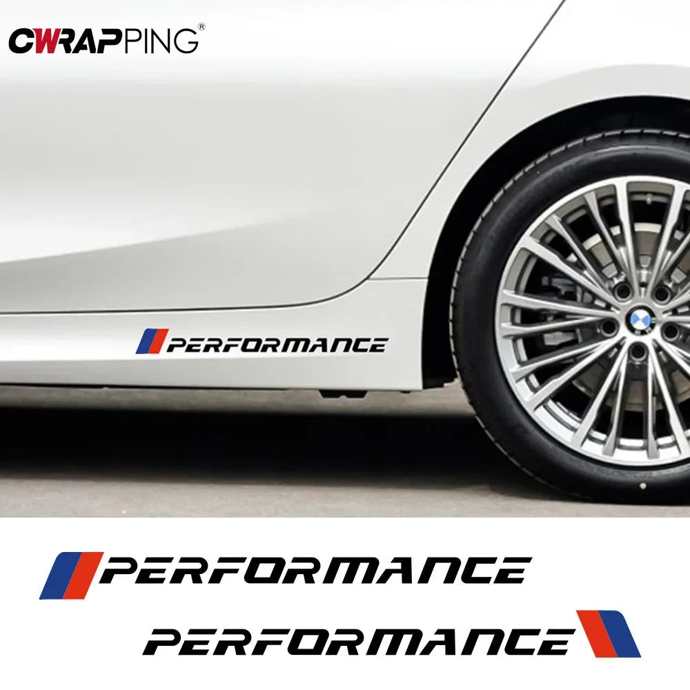 Performance Stripe Decal | Door & Front Visor Vinyl Graphic for Cars & Trucks